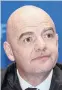  ??  ?? Gianni Infantino