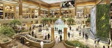  ?? ABU DHABI TOURISM & CULTURAL AUTHORITY ?? There are no ancient souks in Abu Dhabi, rather there are several malls, including Yas Mall, which features internatio­nal brands.