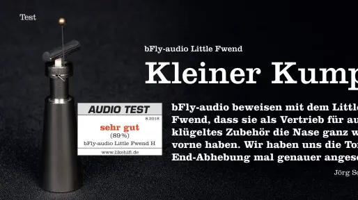  ??  ?? www.likehifi.de 8.2018 sehr gut (89 %) bfly-audio Little Fwend H