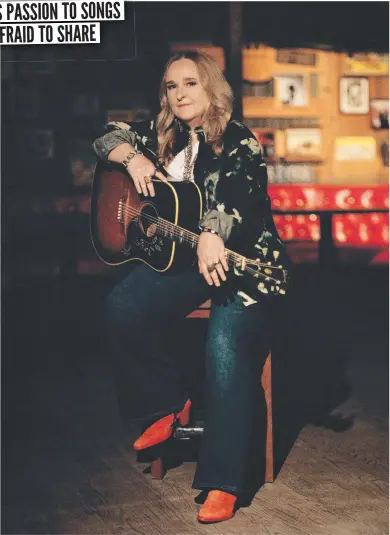  ??  ?? Rocker Melissa Etheridge breathes new life into old songs on her latest album.