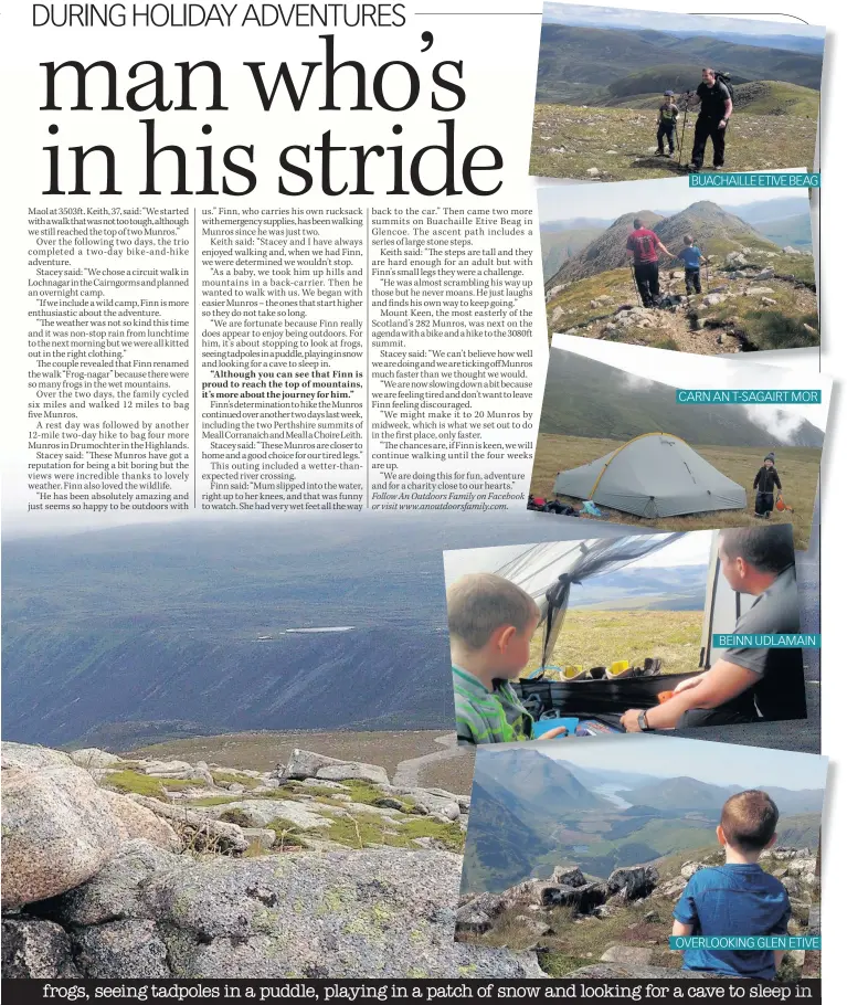  ??  ?? BUACHAILLE ETIVE BEAG CARN AN T-SAGAIRT MOR BEINN UDLAMAIN OVERLOOKIN­G GLEN ETIVE