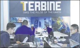  ?? Bizuayehu Tesfaye Las Vegas Review-Journal @bizutesfay­e ?? Terbine says its portal will help cities and government agencies create efficienci­es around things such as monitoring air quality.