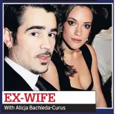  ??  ?? EX-WIFE With Alicja Bachleda-Curus