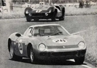  ??  ?? 1966 Pukekohe 10 Dec 66 - Andy Buchanan Ferrari 250LM. photo Motorman Feb 67 pg 9