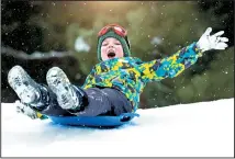  ?? (Photo: Adobe Stock) ?? Goat Meadow Snow Play Area is a sledding paradise for all members of the family.