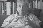  ?? DAN BALILTY/AP 2015 ?? Amos Oz, author of novels, prose and a widely acclaimed memoir, was a leading voice in Israel’s peace movement.