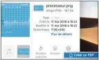  ??  ?? Exécutez de petits scripts personnali­sés, comme créer un PDF, à partir du Finder.