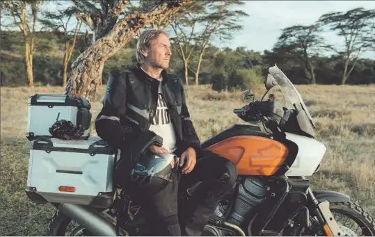  ?? EE ?? En la imagen, Jochen Zeitz, presidente y consejero delegado de Harley Davidson, a bordo del modelo Pan America.