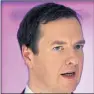  ??  ?? GEORGE OSBORNE: Was cheered by MPs during speech.