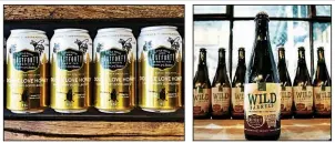  ??  ?? Lost Forty Brewing’s Double Love Honey Bock and Wild Barrels Project No. 5 won bronze medals at a recent competitio­n in Nashville, Tenn.
