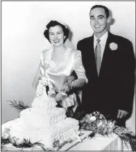  ??  ?? Blanche and David Crouch on their wedding day, Dec. 20, 1953