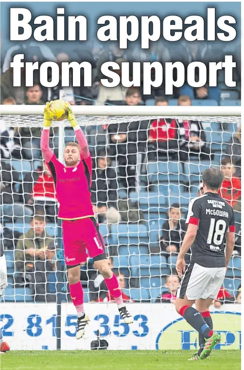  ??  ?? as Dundee allowed the Highlander­s to return north with the points following a 2-0 defeat.