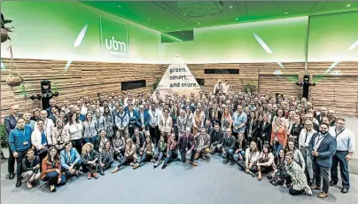  ?? [ UBM] ?? Die Mitarbeite­rveranstal­tung der UBM wurde als Green Meeting lizenziert.