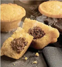  ?? water to a boil, then whisk in the ?? These corn muffins from the Made in Oklahoma Coalition are stuffed with sausage.