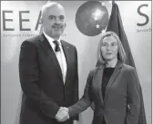  ??  ?? Edi Rama dhe Federica Mogherini