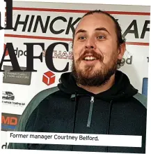  ?? ?? Former manager Courtney Belford.