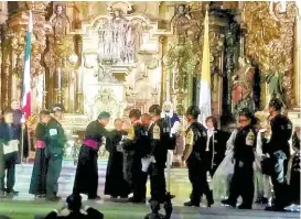  ?? EUGENIA JIMÉNEZ ?? El acto se llevó a cabo en la Catedral Metropolit­ana.