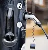  ?? ?? ● An electric charging point