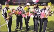  ?? Nick Koza For The Times ?? THE CREW, from left: Kim Bly, LaQuica Hawkins, Crystal Nichols, Zina Jones and Connie Wells.