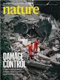  ?? ?? Portada del último número de la revista ‘Nature’, con el proyecto español de construcci­ón