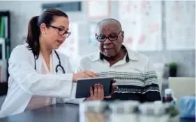  ?? SOURCE: GETTY IMAGES ?? It’s important to take the time to explore your options when it comes to Medicare.