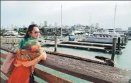  ?? PROVIDED TO CHINA DAILY ?? A Chinese tourist enjoys sights of Fisherman’s Wharf, San Francisco, California.