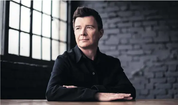  ?? THE CANADIAN PRESS ?? “I never felt I could own being a pop star, and I still don’t,” says 52-year-old Rick Astley, the boy with the big voice who is reviving a career he abandoned at 27.