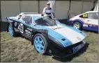  ??  ?? Cross has an iconic Lancia racer