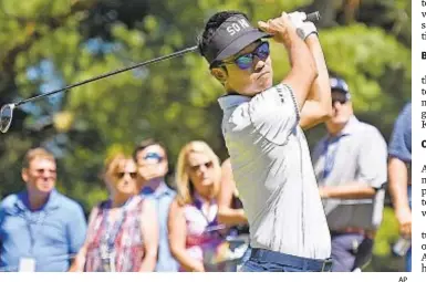  ?? AP ?? Kevin Na ends nearly 7-year PGA winless streak with 5-stroke victory Sunday at Greenbrier.