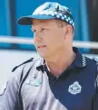  ??  ?? INVESTIGAT­ION: Cairns water police officer-in-charge Sergeant Andrew Ibell.