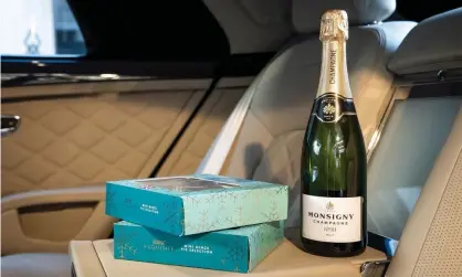  ?? Photograph: PinPep/Rex/Shuttersto­ck ?? Aldi’s Veuve Monsigny. Britons spend about £400m a year on champagne.