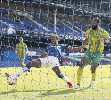  ?? (Photos: Observer file) ?? Everton’s Dominic Calvert-lewin scores his side’s fourth goal and his third during the English Premier League match against West Bromwich Albion at Goodison Park in Liverpool, England, Saturday, September 19, 2020.