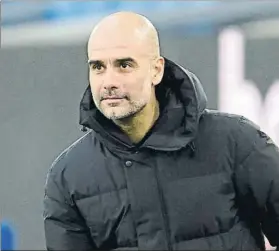  ?? FOTO: AP ?? Pep Guardiola quiere sumar un nuevo triunfo para acercarse todavía más al título