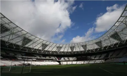  ?? Photograph: Justin Tallis/AFP/Getty Images ?? The costs of converting the London Stadium for cricket are reportedly too prohibitiv­e.