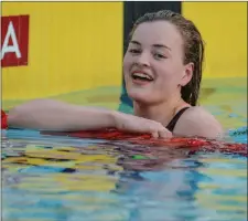 ??  ?? World Champion Mona McSharry has been named Swimmer of the Year.