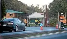  ?? SIMON O’CONNOR/STUFF ?? Taranaki iwi banded together to set up checkpoint­s in 2020 to protect Ma¯ ori and the region.