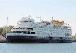  ?? DAVE JOHNSON
TORSTAR ?? In this file photo, the cruise ship M/V Victory I docks in Port Colborne. The federal government has extended a ban on cruise ships for another year.