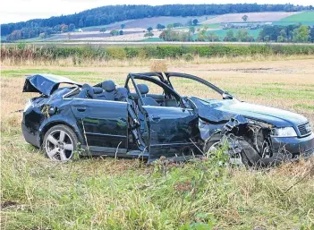  ??  ?? No other vehicles were involved in the accident on the A984 at Meikleour.