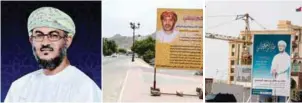  ?? – Taleb Al Wahibi ?? Campaign signs are useful as they increase the visibility of candidates, says one of the contestant­s fighting the Majlis Al Shura polls.