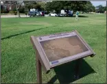  ??  ?? The future site of African Landing Memorial is shown Aug. 11 at Fort Monroe.
