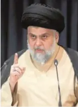  ?? // REUTERS ?? Moqtada al Sadr