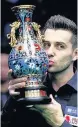  ??  ?? CHINA IN HIS HANDS Champion Mark Selby