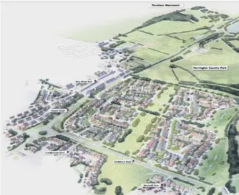  ??  ?? The public are being invited to have their say on proposals to develop around 440 new homes near Penshaw.