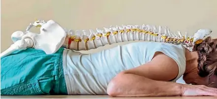  ??  ?? ABOVE: The Dynamic Spines programme, by Muscle People Physiother­apy, focuses on spinal strength and stability.
