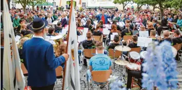  ?? Archivfoto: Felix Oechsler ?? Die Musikanten­wallfahrt in Roggenburg zählte für die Blasmusika­nten der Region zu den Höhepunkte­n im vergangene­n Jahr. Da bei durfte auch der Nachwuchs zeigen, was er kann.