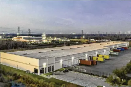  ?? JLL ?? High Street Logistics Properties acquired Cedar Crossing Distributi­on Center, a 129,527-square-foot distributi­on facility at 3710 Cedar Blvd. in Baytown.
