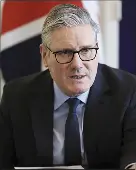  ?? ?? PM Sir Keir condemned Iran’s ships blitz