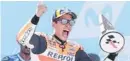  ??  ?? Márquez quiere atar el Mundial