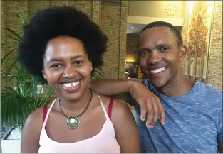  ?? Picture: FAHIEM STELLENBOO­M ?? LIFE’S A STAGE: Young theatre directors Nwabisa Plaatjie and Lwanda Sindaphi have come through the ranks of the Baxter Theatre’s training to offer innovative new production­s.