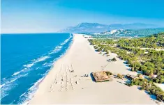  ?? ?? g Ocean’s heaven: Patara Beach in Antalya promises miles of firm, golden sand